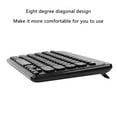 thumbnail image 5 of Dpisuuk Wireless Keyboard, Ultra Thin Compact 79-Key Silent Computer Keyboard, Mini 2.4G Cordless Keyboard for Laptop Desktop PC Computer (Black), 5 of 11