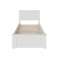 thumbnail image 6 of Bowery Hill Twin XL Platform Bed with Trundle in White, 6 of 7
