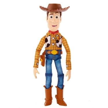Disney and Pixar Toy Story Roundup Fun Woody Large Talking Figure, 12 inch Collectible