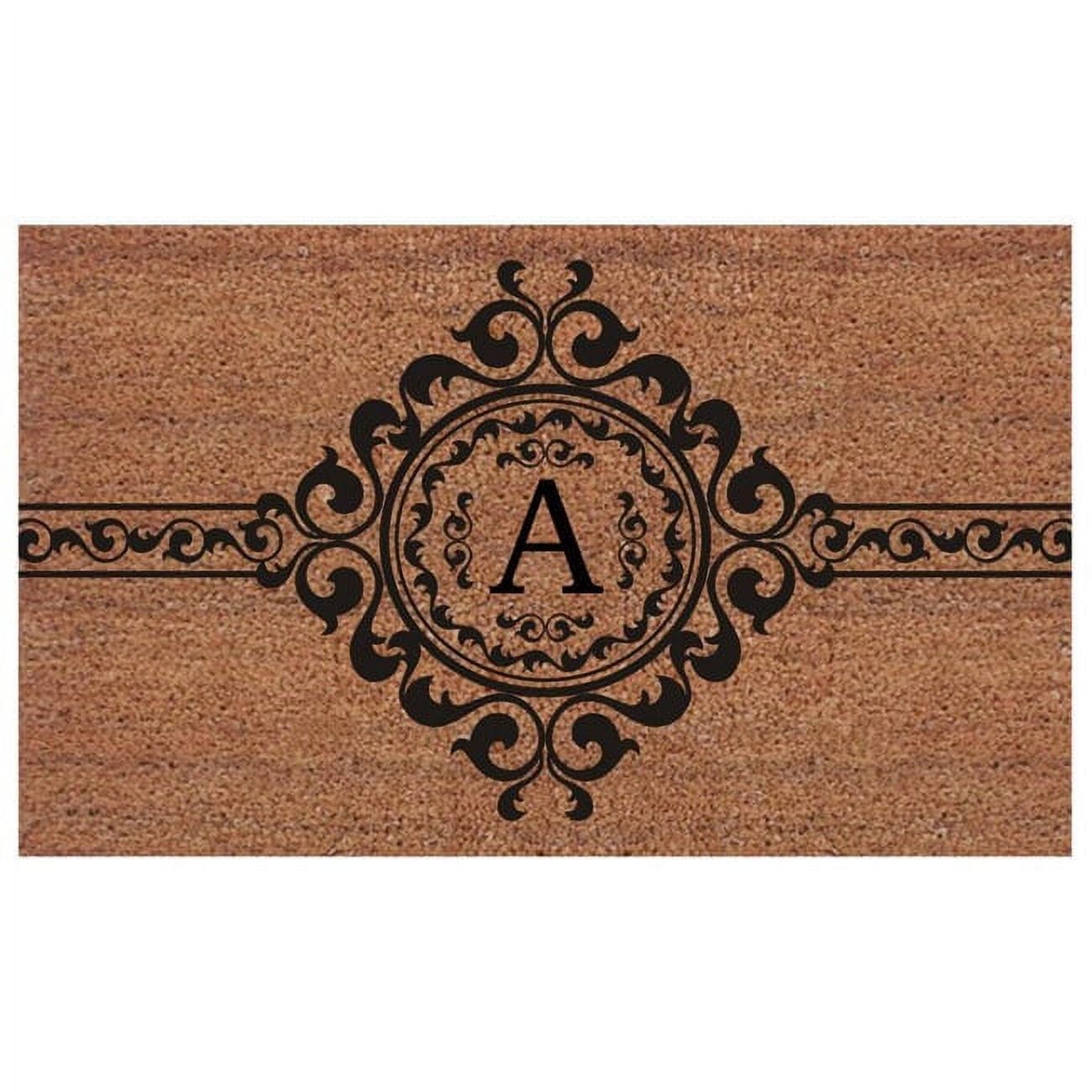 Calloway Mills Garbo Monogram Outdoor Doormat, Extra-Thick 2' x 3' (Letter N)