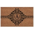 thumbnail image 2 of Calloway Mills Garbo Monogram Outdoor Doormat, Extra-Thick 2' x 3' (Letter V), 2 of 5