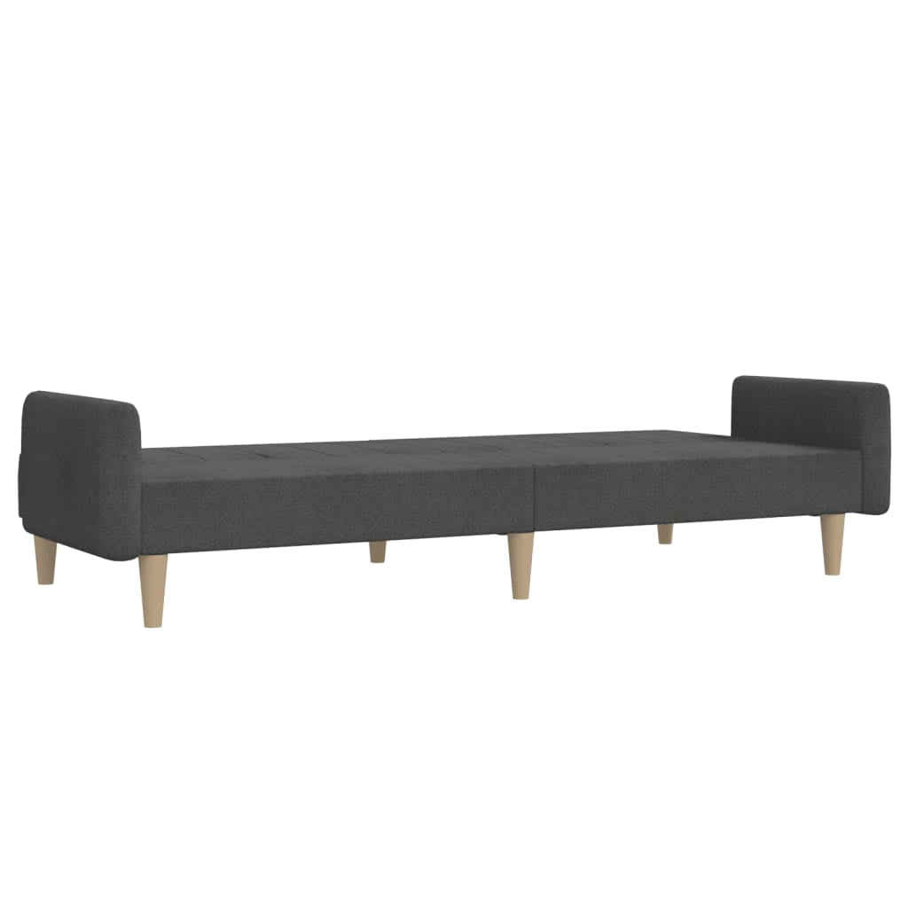 vidaXL 2-Seater Sofa Bed Accent Upholstered Loveseat Sleeper Couch Fabric