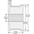 thumbnail image 2 of DB Electrical Pulley 208-12004 Replaces Cummins 3924978 Thickness 52.500 mm Tractors, 2 of 2