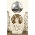 thumbnail image 2 of DecMode Silver Stainless Steel Metal Plate Wall Decor with Hammered Design (9 Count), 2 of 16