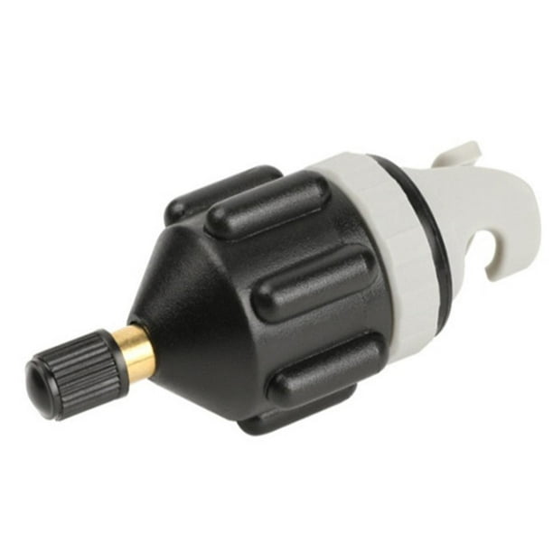 Accesorios de adaptador de bomba de bote inflable Accesorio de válvula de aire de repuesto para negro Zulema Adaptador de bomba inflable