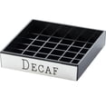 thumbnail image 1 of Cal Mil 632-2 Engraved Drip Decaf Tray - Silver, 1 of 1