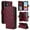 Winered, variant on for iPhone 11 Wallet Case, Multi-Functional Zipper Purse Case, with Flip Stand Card Holder PU Leather Phone Cover with Lanyard & Wrist Strap for iPhone 11, Winered