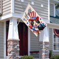 thumbnail image 5 of Welcome 4th of July Tuxedo Cat Patriotic Decorative Garden Flag, America Pet Firework Yard Outside Decorations Cat Lover Gifts, American USA Outdoor Small Home Decor Double Sided, 5 of 10