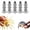 1/8 Oz, variant on 5 Pack Silver Sea Urchin Bait, Anchor Shaped Sinker with Anti-Slip Locking Hook for Secure Fishing Setup, Saltwater Metal Weight Weight 3/32 to 3/16 oz
