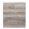 thumbnail image 3 of IVV 5 Drawer Dresser for Bedroom, Farmhouse Chest of Drawers, Bedroom Furniture, Clothes Storage and Organizer, 25.98"L x 12.99"W x 28.74"H, Gray, 3 of 9