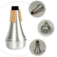 thumbnail image 3 of ifundom Premium Aluminum Trumpet Muffler for Brass Wind Instrument with Excellent Intonation, 3 of 8