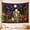 D, variant on XaaKee Tapestry Wall Hanging, Blue Bioluminescent Log Rest, High-Quality Polyester Large Wall Tapestry 60x40Inch