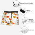 thumbnail image 3 of Honeii Cute Fox with Heart Print Mens Boxer Briefs Breathable,Boxer Brief for Men, Moisture-Wicking Underwear-XX-Large, 3 of 5