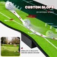 thumbnail image 4 of Esterilla de práctica de golf SAPLIZE de dos velocidades con espejo de alineación de 6 x 3 m, 4 of 6