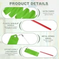 thumbnail image 3 of Uxcell 4 Pcs Dance Ribbons, 78.7 Inch Gymnastics Ribbon Streamers with Red Wand for Gymnastics Artistic, Dark Green, 3 of 7