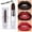 B, variant on Mineart 2-Color Lipstick Moisturizing Shimmer Long-Lasting Daily Lip Makeup