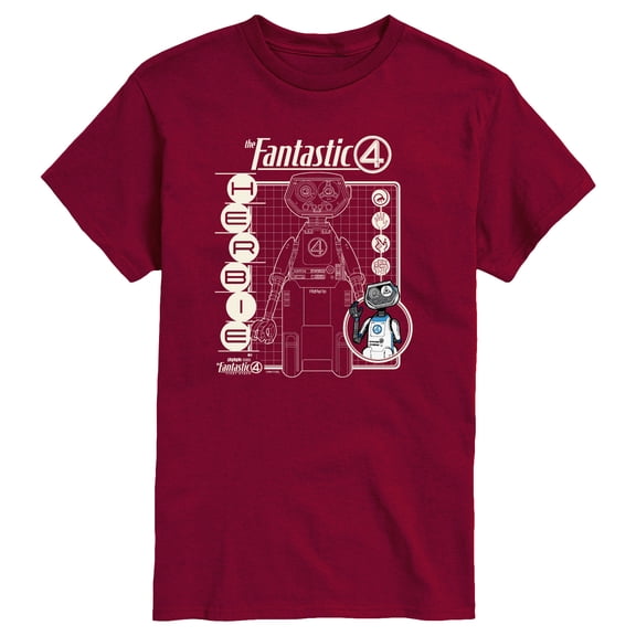 Fantastic Four (2025) - Herbie Blueprint - Men's Short Sleeve Graphic T-Shirt
