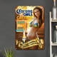 thumbnail image 3 of Placa Metal Vintage Corona Beer Girl Pintura Hierro Rectangular Pared 30x40cm, 3 of 9