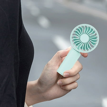 

Battery Fans for Home Portable Mini Fan Electric Fan Head Portable Colorful Mini Fan Portable Small Fan USB Three Level Battery-powe Fans Mini Cordless Fan Neck Heater Fan Bike Fan Usb Fan