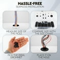 thumbnail image 4 of 180pc 8 Sizes Rubber Grommet Kit - Includes Rubber Grommets for Wiring, Rubber Hole Plugs, Rubber Grommets Automotive and Firewall Grommet (5/16", 3/8", 1/4", 1/2", 7/16", 5/8", 7/8", 1"), 4 of 7
