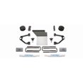 thumbnail image 1 of Fabtech Motorsports Lift Kit Suspension K1059 Budget System; 4 Inch Front Lift; 4 Inch Rear Lift; With Rear Performance Shock Absorbers; Black Components/White Shock Absorbers, 1 of 2