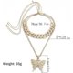 thumbnail image 2 of Collar para mujer, gargantilla de cristal dorado de Hip Hop, cadena con diamantes de imitación brillantes, accesorio de moda para niñas, 2 of 4