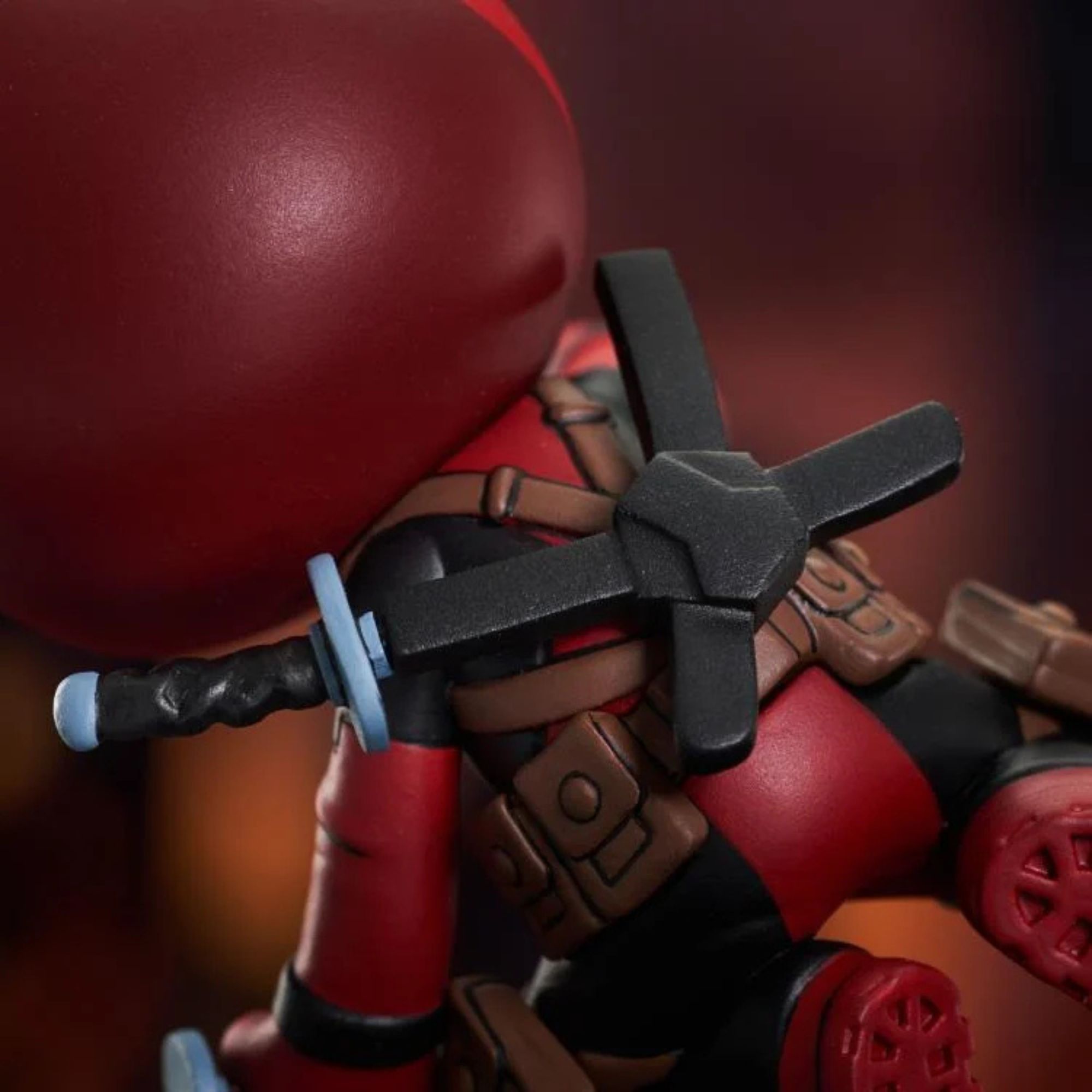 Marvel Animated Series: Deadpool Jumping Statue