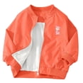 thumbnail image 3 of SROBPTY Kids Boys Girls Jackets Fall Solid Zip Long Sleeve Baseball Outerwear for 1-11 Years, 3 of 5