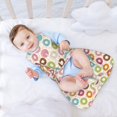 Cauagu Colorful Donuts for Infant Wearable Blanket,Unisex, Girl, Boy