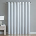 thumbnail image 2 of VCNY Home Agnes White Solid Grommet Blackout Curtain Panel,, 2 of 5