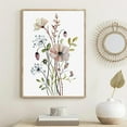 thumbnail image 3 of Hieng Watercolor Flower Poster Wildflower Art Print Nordic Botanical Canvas Painting Vintage Wall Picture Living Room Decor, 3 of 6