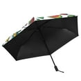 thumbnail image 5 of Compact Sun Umbrella Windproof Travel Umbrellas for Rain Strong Portable UV Protection Flower and Fruits, 5 of 8