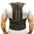 thumbnail image 4 of Posture Corrector Breathable 360 Degree Coverage Comfortable to Wear Adjustable Back Brace Clavicle Support for Rounded Shoulder, 4 of 8