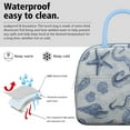 thumbnail image 3 of Lunch Bag Lunch Box for Women Reusable Insulated Lunch Bags,Water-Resistant Sea Shells on Blue Octopus Cooler Lunch Tote Bag, Large Capacity for Work Travel Picnic, 3 of 6