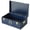 DeepBlue, variant on Decorative Metal Box, Home Storage Organizer with Lock Hole and Handle, Toy Box for Kids, 23.8X14.2X9.5 Inches (White)