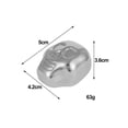 thumbnail image 5 of Cubos de Hielo HappyWare Piedras de Whiskey reutilizables en forma de craneo metalicos, 5 of 5