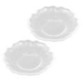 thumbnail image 2 of CTIRCHIU Glass Tea Plates Glass Teapot Saucer Transparent 2Pcs, 2 of 10