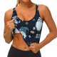 thumbnail image 3 of Balery Gnome and Snowflakes Sujetadores deportivos con espalda cruzada para mujer, acolchados, sin costuras, de alto impacto, ideales para yoga, gimnasio, entrenamiento y fitness.-Large, 3 of 8