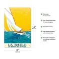 thumbnail image 2 of La Baule France - The Beach of the Sun (La Plage Du Soleil) - Vintage Railroad Travel Poster by Charles-Jean Hallo c.1931 - 8 x 12 inch Vintage Metal Tin Sign, 2 of 4