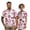 American Flag Hibiscus, variant on Binienty Pink Cow Print His and Hers Golf Outfit Set Relaxed Quarter Zip Athletic T-Shirts Tennis Workout Dress Outfits Fashion Short Sleeve Tennis Golf Outfit for Men Women