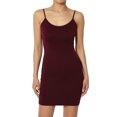 thumbnail image 1 of TheMogan Women's Sleeveless Spaghetti Strap Seamless Bodycon Short Mini Cami Slip Dress, 1 of 7