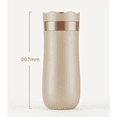 thumbnail image 3 of Prensa francesa de café portátil de acero inoxidable 304 de gran capacidad con separación de agua y té, 3 of 8
