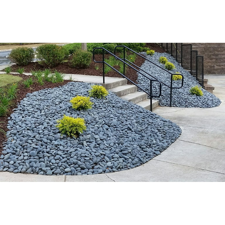 Rain Forest Rain Forest Black Slate 1 in 30 lbs in the Landscaping Rock  department at
