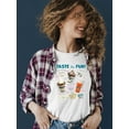 thumbnail image 2 of Dippin' Dots Variety Tee - Ice Cream Flavors Graphic Women's T-shirt, 2 of 4