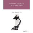 thumbnail image 2 of MeMoi Dancer's Ankle-Tie Lace Liner Socks - Mens - Male, 2 of 7