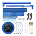 thumbnail image 6 of 440lbs Swing Set-43" Saucer Tree Swing&71" High A Frame Swing Stand Heavy Duty,All Weather Resistance,Durable&Sturdy Textiline &Powder-Coated Tubes,Suit Kids Backyard Outdoor, 6 of 7