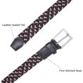 thumbnail image 7 of Men's Stretch Woven Braid Belt, Woven Elastic Golf Belt For Hunting Pants Casual Shorts Jeans, 7 of 7