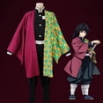 thumbnail image 2 of Traje de Cosplay Demon Slayer para niños, Nezuko, Agatsuma, Zenitsu, Kochou, ShISA, Bu, Kimono imbibé, Kimetsu No Yaiba, Vêtements d'Halloweenzhangyuxiang zhangyuxiang unisex, 2 of 2