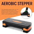 thumbnail image 4 of 27" Adjustable Aerobic Stepper 2 Levels (4", 6") Height Adjust Home Gym Fitness Workout Exercise Stepper Board, 4 of 7