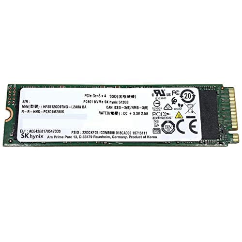 SK hynix M.2(2280) 512GB ① SK Hynix SSD 512GB M.2 2280 PCIe Gen3 x4 PC601 HFS512GD9TNG for
